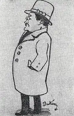 Charles Brennus, in 1913, member of the Rugby Commission.