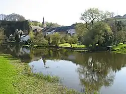 Chassepierre village and the Semois river