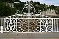 Decorative ironwork on the Wye bridge