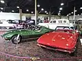 Chevrolet Corvettes in the museum