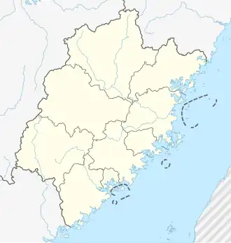 Fuzhou is located in Fujian