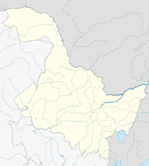 Tongjiang is located in Heilongjiang