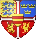 Coat of arms as King of Denmark, Sweden, Norway and the Wends.