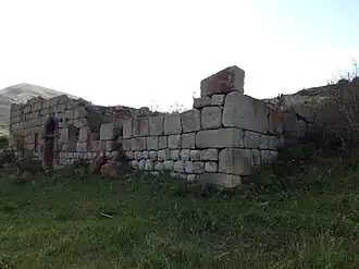Tukh Manuk Church in nearby abandoned village of Boloraberd