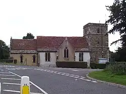 St. Hubert's Church and the A31/B3074 junction