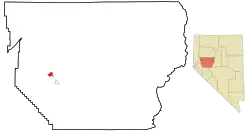 Location of Fallon and Churchill County, Nevada