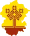 Chuvashia Flag-Map