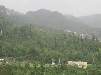 Ciales, Puerto Rico view from Paseo Lineal Juan Antonio Corretjer