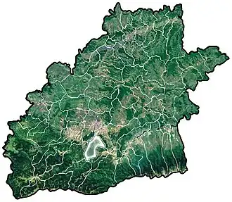 Location in Sibiu County