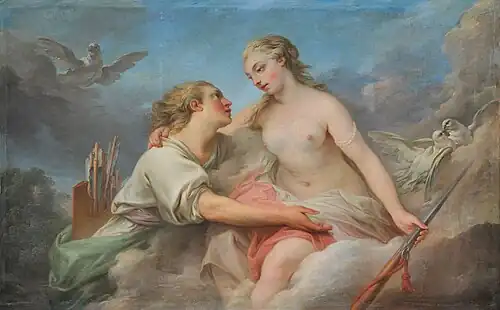 Venus and Adonis. Clément Belle