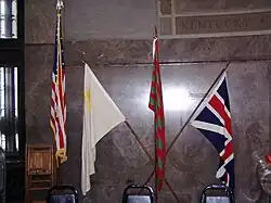 Flag display in the monument
