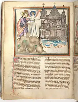 John Led to the New Jerusalem, folio 6v