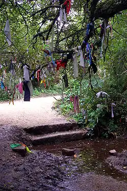 Wish Tree in Madron, Cornwall, England
