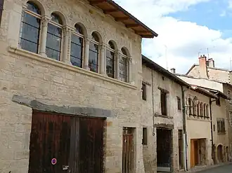 Romanesque house in Cluny.