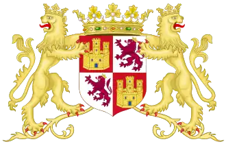 Coat of arms with supporters (1406–74)