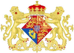 Coat of arms of Princess Victoria Eugenie of Battenberg (1906)