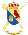Coat of Arms of the Barracks Services Unit "Aizoáin" (USAC)
