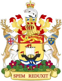 Coat of arms of New Brunswick