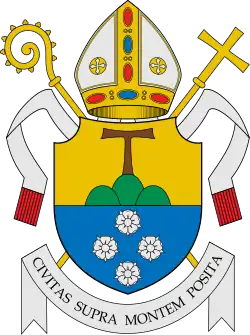 Coat of arms of the Roman Catholic Diocese of Cubao