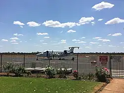 Beechcraft 1900D of Air Link parked on the apron at Cobar airport