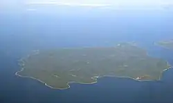 Aerial view of Cockburn Island