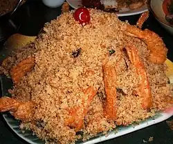 Coconut jumbo prawns