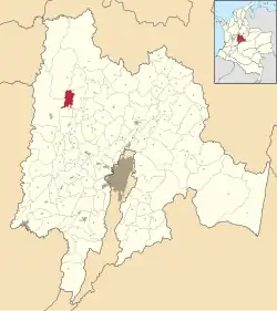 Location of the municipality and town of Gómez Plata in the Antioquia Department of Colombia