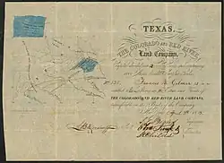Colorado & Red River Land Co., 1835