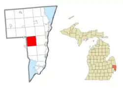Location within St. Clair County