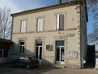 The town hall in Comberanche