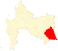 Location of commune in the Bío Bío Region