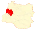 Location of the Valdivia commune in Los Ríos Region