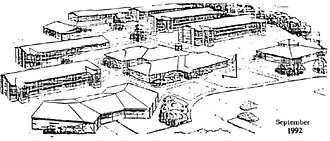 Conceptual Drawing of Carmel College (1992)