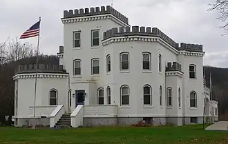 "The Castle" Alpheus Corby house, which is also the Conklin Town Hall