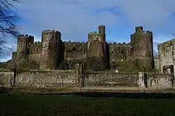 Conwy Castle, was captured by Rhys ap Tudur and Gwilym ap Tudur, of the Tudors of Penmynydd, their cousins