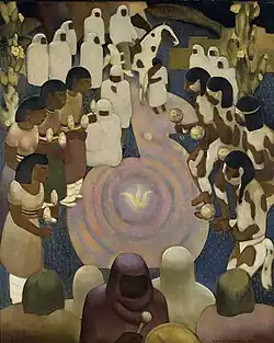 Norman S. Chamberlain, Corn Dance, Taos Pueblo (California)