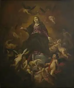 The Assumption of the Virgin Mary by Cornelis Schut. Early 17th century