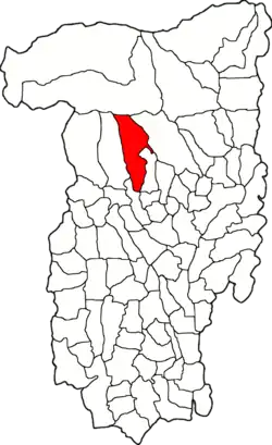 Location in Vâlcea County