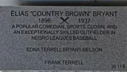 Gravestone of Elias "Country" Brown