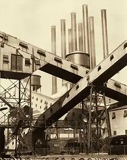 Criss-Crossed Conveyors, River Rouge Plant, Ford Motor Company, 1927