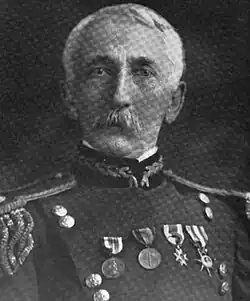 Black and white head and shoulders photo of Crosby P. Miller