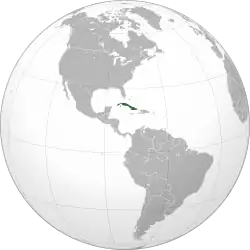 Cuba (orthographic projection)