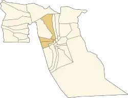 Location of Guemar District in El Oued Province