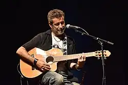 Daniele Silvestri in concert in Paris in 2024