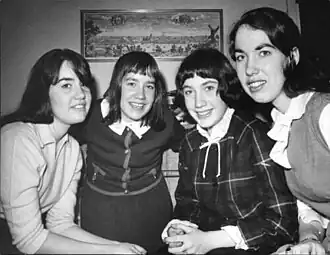 Daughters of Townes in Sweden in 1964