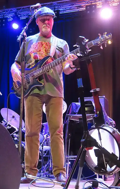 Dave Pegg - Fairport Convention live at the Apex Bury St Edmunds 270222 (51909502636).jpg