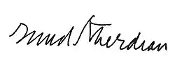 Kherdian's signature