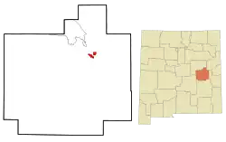 Location of Fort Sumner, New Mexico