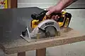 A DeWalt circular saw