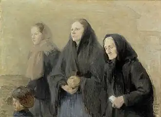 Churchgoers (Easter Morning), 1900